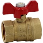 Sferaco - Vanne à sphère laiton 15S Série 516 Femelle Femelle DN1" manette rouge