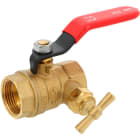 Sferaco - Vanne à sphère laiton 15S Série 574 Femelle à purge DN3/4" poignée rouge