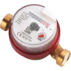 Sferaco - Compteur eau chaude jet unique pré-équipé impulsion MIDR160 Série 2704 DN20 L130