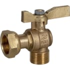 Sferaco - Robinet compteur SPDE 646 DN15 équerre mâle DN1" - écrou DN3/4" manette laiton