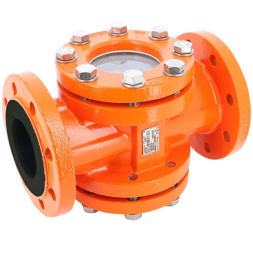 Sferaco - Regard de coulée fonte GS revêtu PFA antistatique Série XGA brides PN10/16 DN40