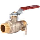 Sferaco - Vanne à sphère laiton titré Bât+ mâle mâle à purge portée plate Ø3/4''