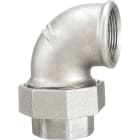 Sferaco - Raccord fonte malléable coude union femelle fem. conique Série 0966G galva 3/4"