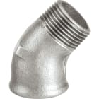 Sferaco - Raccord fonte malléable coude male femelle petit rayon 45° Série 0121G galva 3"