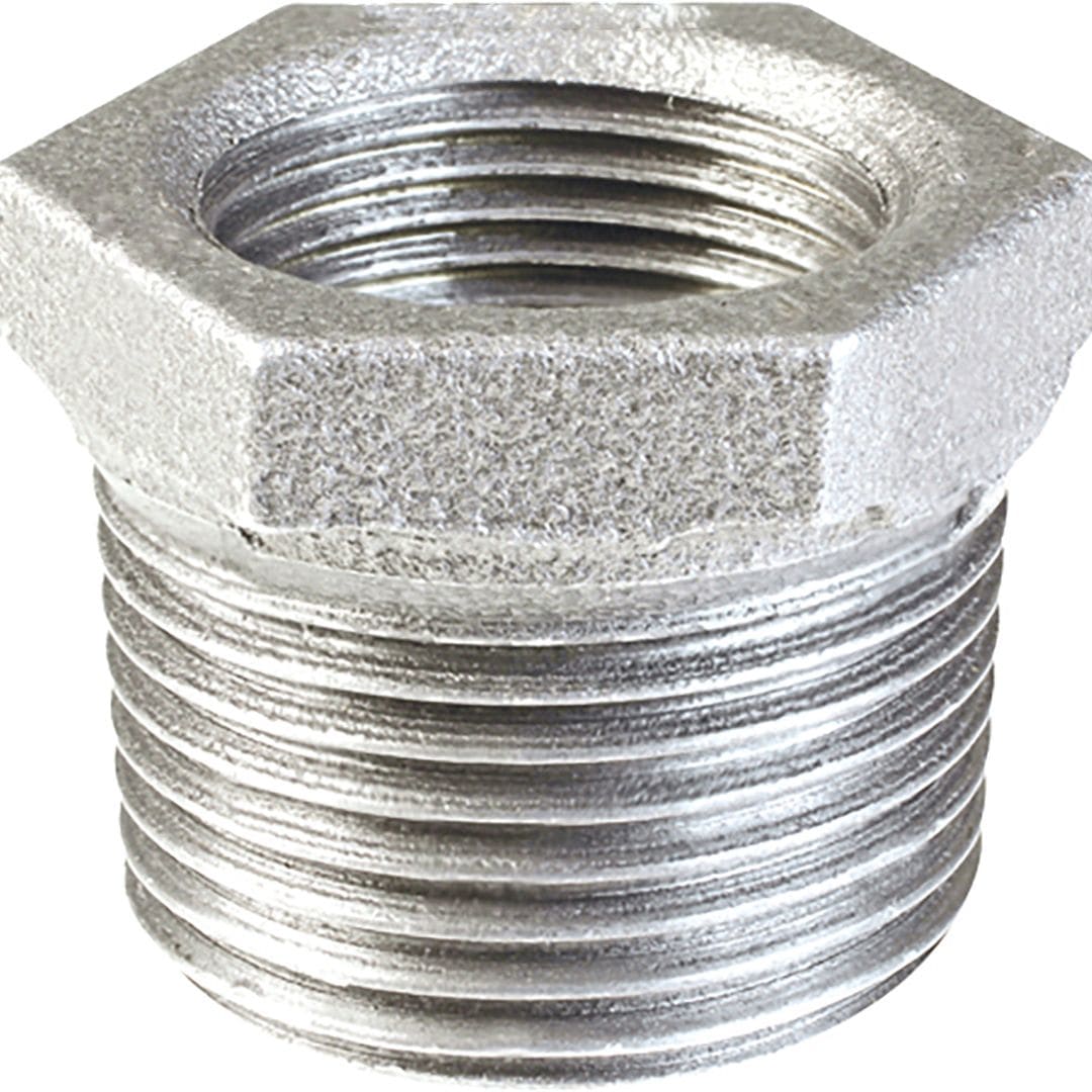 Sferaco - Raccord fonte malléable réduction male femelle Série 0241G galva DN2"-1" BSP