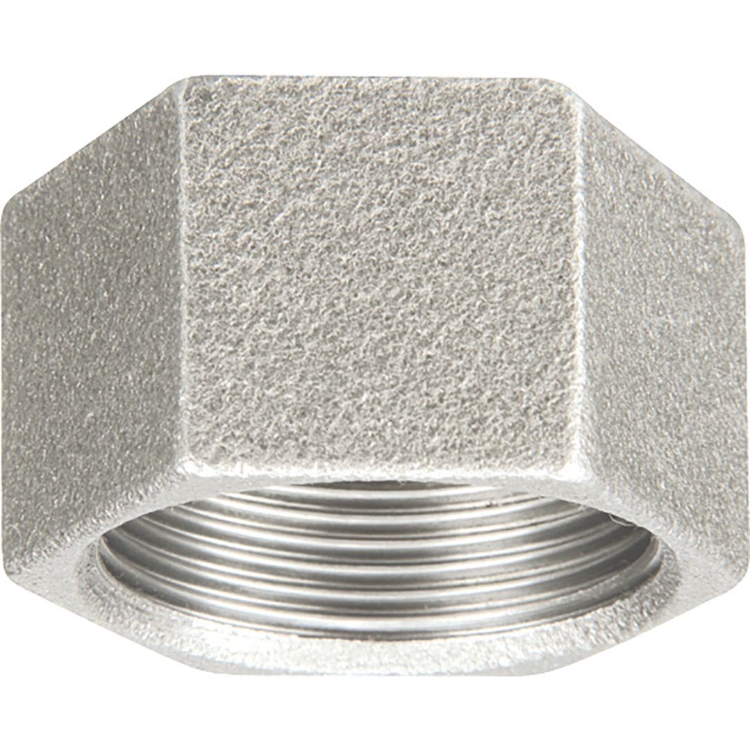 Sferaco - Raccord fonte malléable bouchon femelle hexagonal Série 0300G galva DN2" BSP