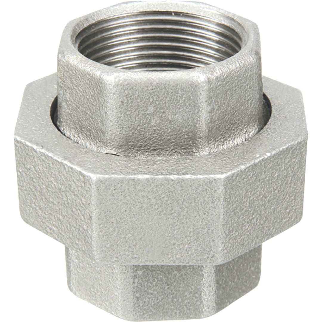 Sferaco - Raccord fonte malléable raccord union joint conique FF Série 0340G galva 2"1/2