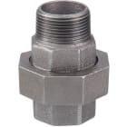 Sferaco - Raccord fonte malléable raccord union joint conique MF Série 0341N noir 1"1/4BSP