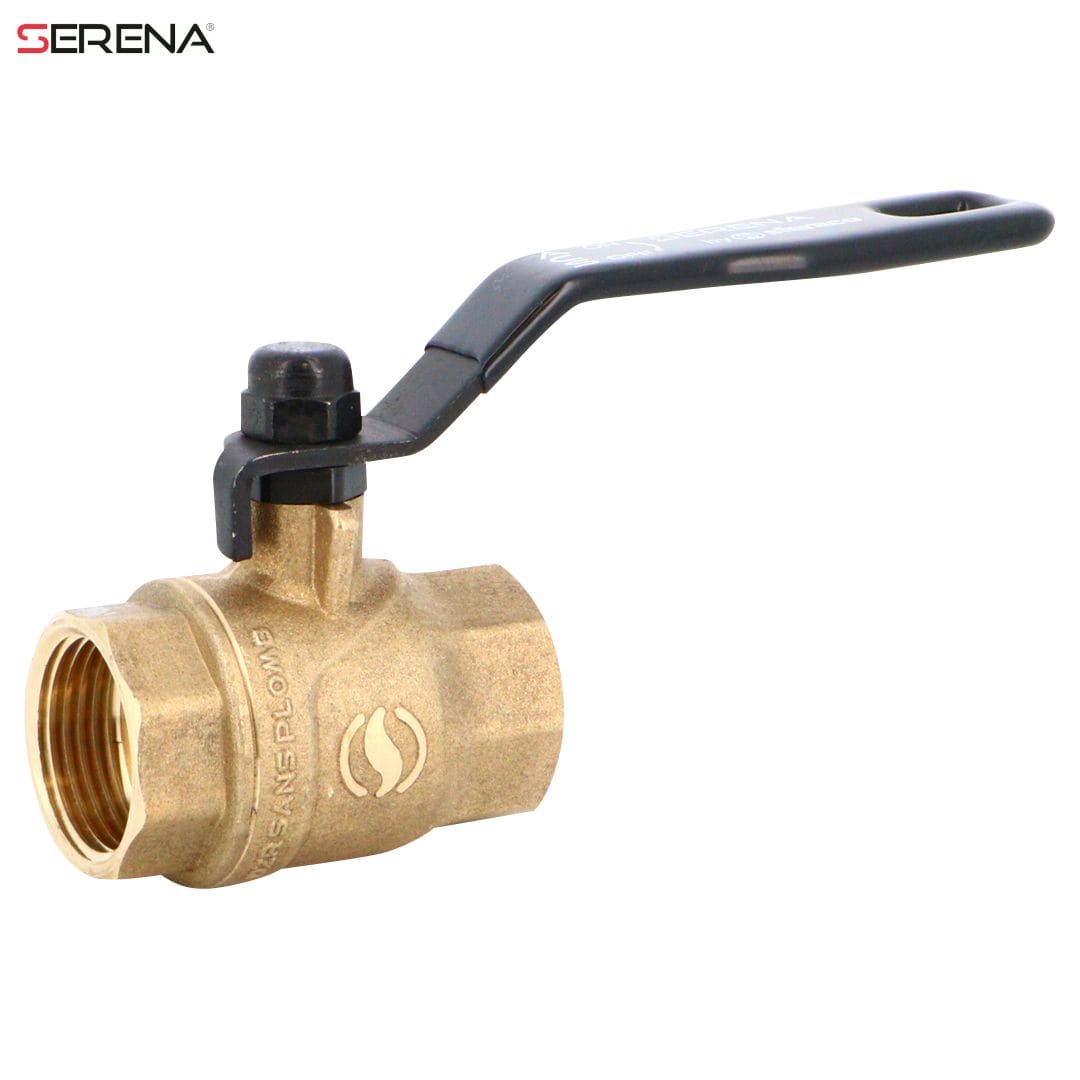 Sferaco - Vanne à sphère laiton CW724R Serena  FF DN3/8" levier noir garantie 15 ans DVGW