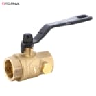 Sferaco - Vanne à sphère laiton CW724R Serena  FF DN1/2" purge levier noir garantie 15 ans