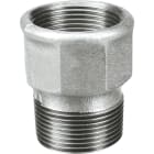 Sferaco - Raccord fonte malléable allonge male femelle égale Série 0529AG galva DN1" BSP