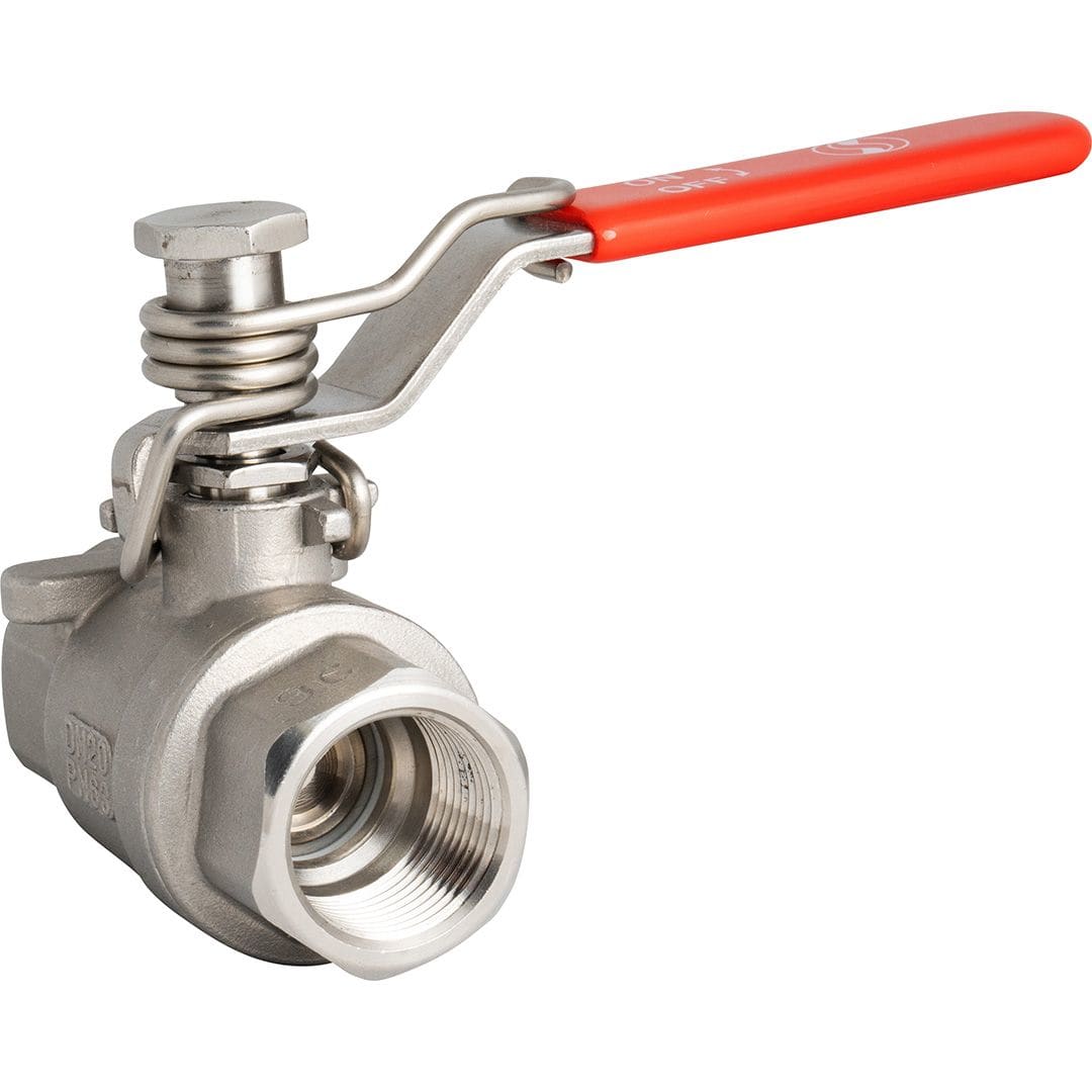 Sferaco - Vanne à sphère 2 pièces inox Série 7062 DN1/4" DIN M3 homme mort Femelle BSP