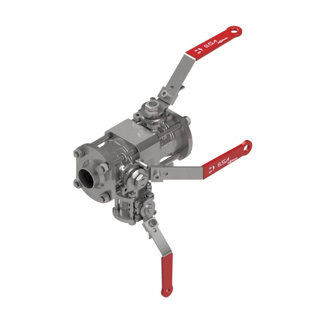 Sferaco - Vanne à boisseau sphérique à brides tournantes inox ELSA Série ELITBWDBB DN25