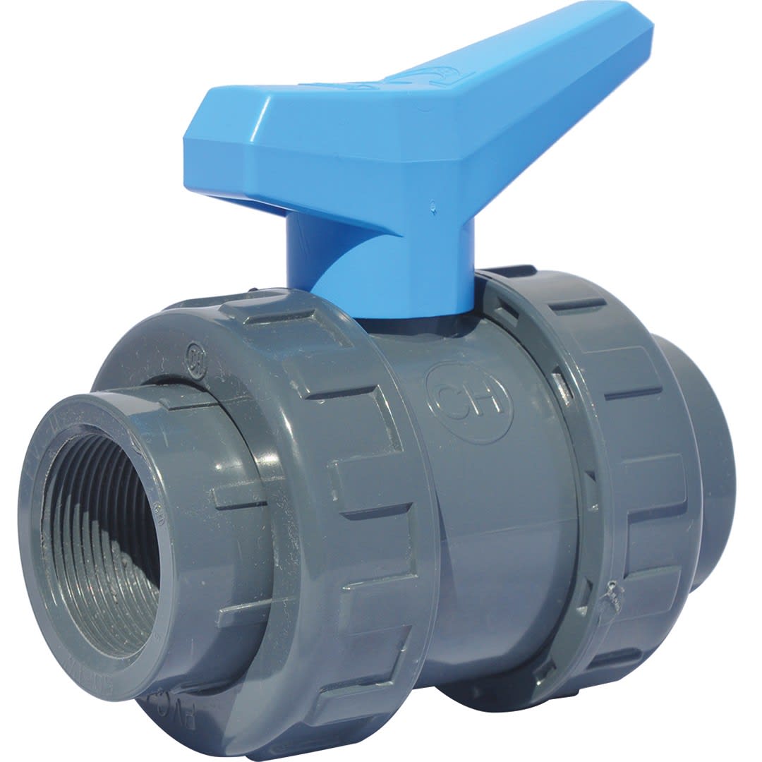 Sferaco - Vanne à sphère PVC Bâtiment 3 pièces Femelle BSP Série 584 DN3/4" EPDM PN16