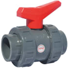 Sferaco - Vanne à sphère PVC Industrie 3 pièces à coller Série 598 DN40 joints FPM PN16