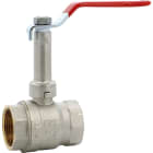 Sferaco - Vanne à sphère laiton Série 615 femelle femelle prolongateur levier rouge DN3/8"