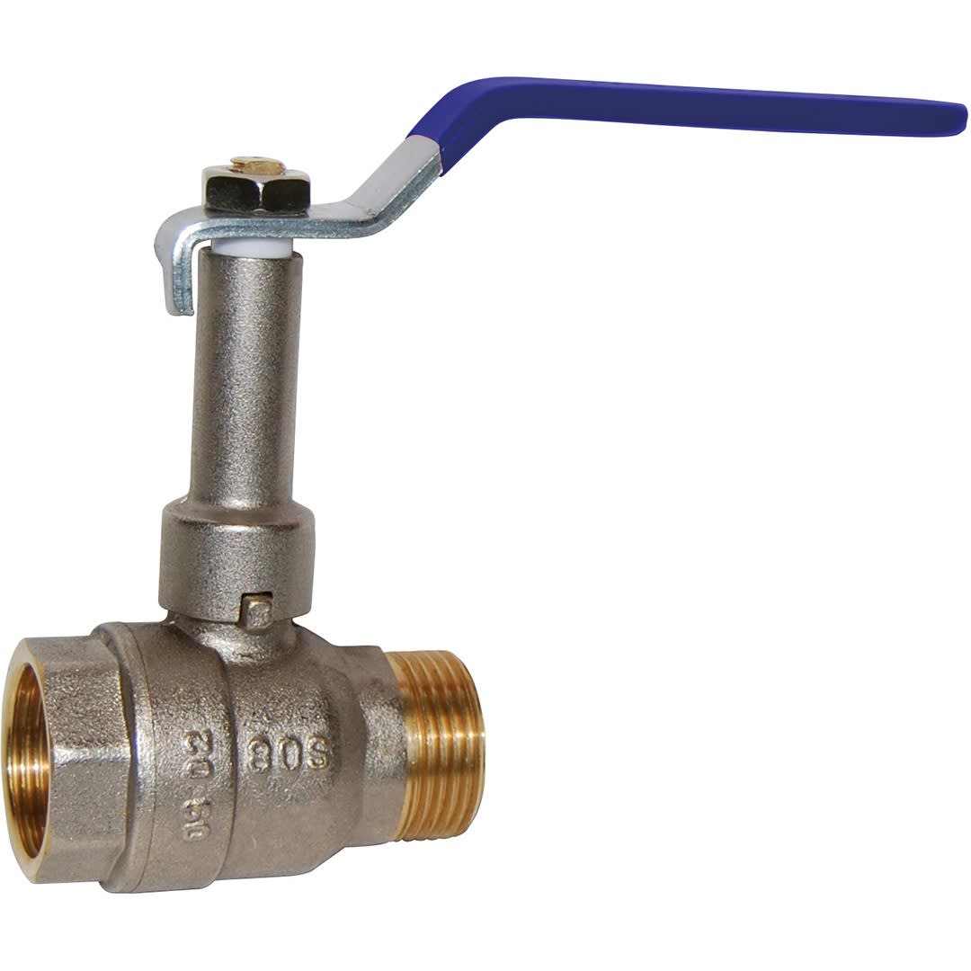 Sferaco - Vanne à sphère laiton Série 6161 mâle femelle prolongateur levier bleu DN2"