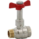 Sferaco - Vanne à sphère laiton Série 618 mâle femelle prolongateur manette rouge 3/4"