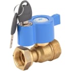Sferaco - Robinet compteur 638 DN15 droit femelle DN3/4" - écrou DN3/4" cadenassable