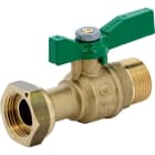 Sferaco - Robinet compteur SPDE 642 DN15 droit mâle 1/2" - écrou 3/4" manette laiton