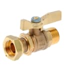 Sferaco - Robinet droit mâle pour rail support de compteur Série 642R M2"-Ecrou 2" BSP
