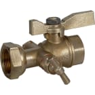 Sferaco - Robinet compteur à purge 647 DN15 femelle 3/4" - écrou 3/4" manette laiton