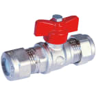 Sferaco - Vanne à sphère laiton CW617N sphéro-conique Série 670 pour tube cuivre DN14