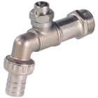 Sferaco - Robinet de puisage laiton nickelé tête cache entrée 680 DN3/4"-3/4" tétine D.19