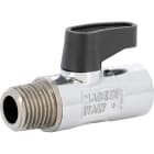 Sferaco - Micro vanne à sphère laiton chromé Série 693 mâle mâle BSP DN1/8"