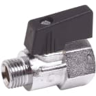 Sferaco - Mini vanne à sphère laiton nickelé 4MS Série 694 mâle femelle décompression 1/2"