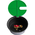 Sferaco - Bouche d'arrosage polypro Série 695 avec vanne équerre laiton DN1/2"-3/4" DN15