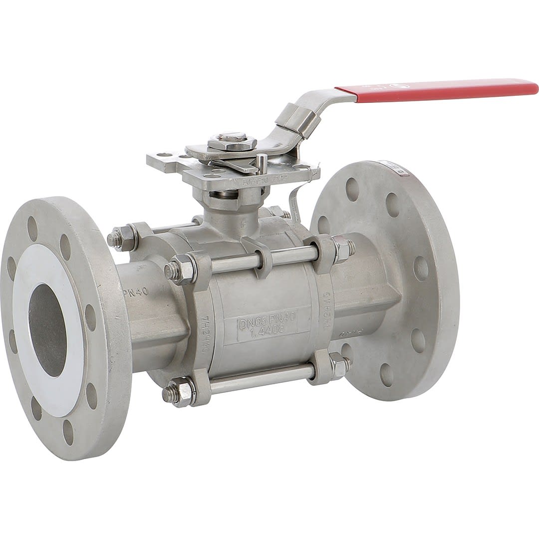 Sferaco - Vanne à boisseau sphérique 3 pièces inox ISO5211 Série 711 à brides PN40 DN32