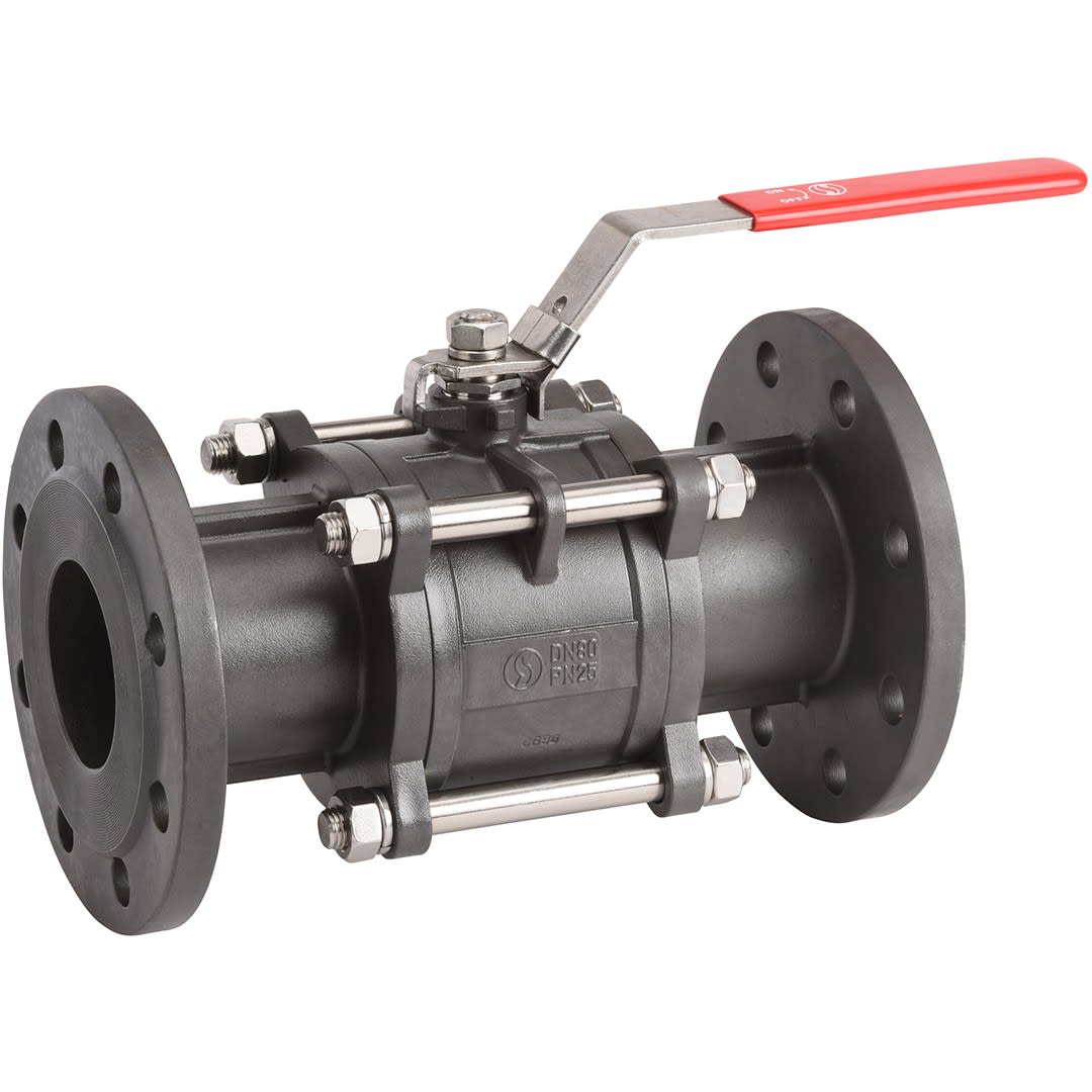 Sferaco - Vanne à boisseau sphérique 3 pièces acier Série 730 à brides PN40 DIN3202 F1 D20