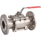 Sferaco - Vanne à boisseau sphérique 3 pièces inox Série 731 à brides PN40 DIN3202 F1 DN80