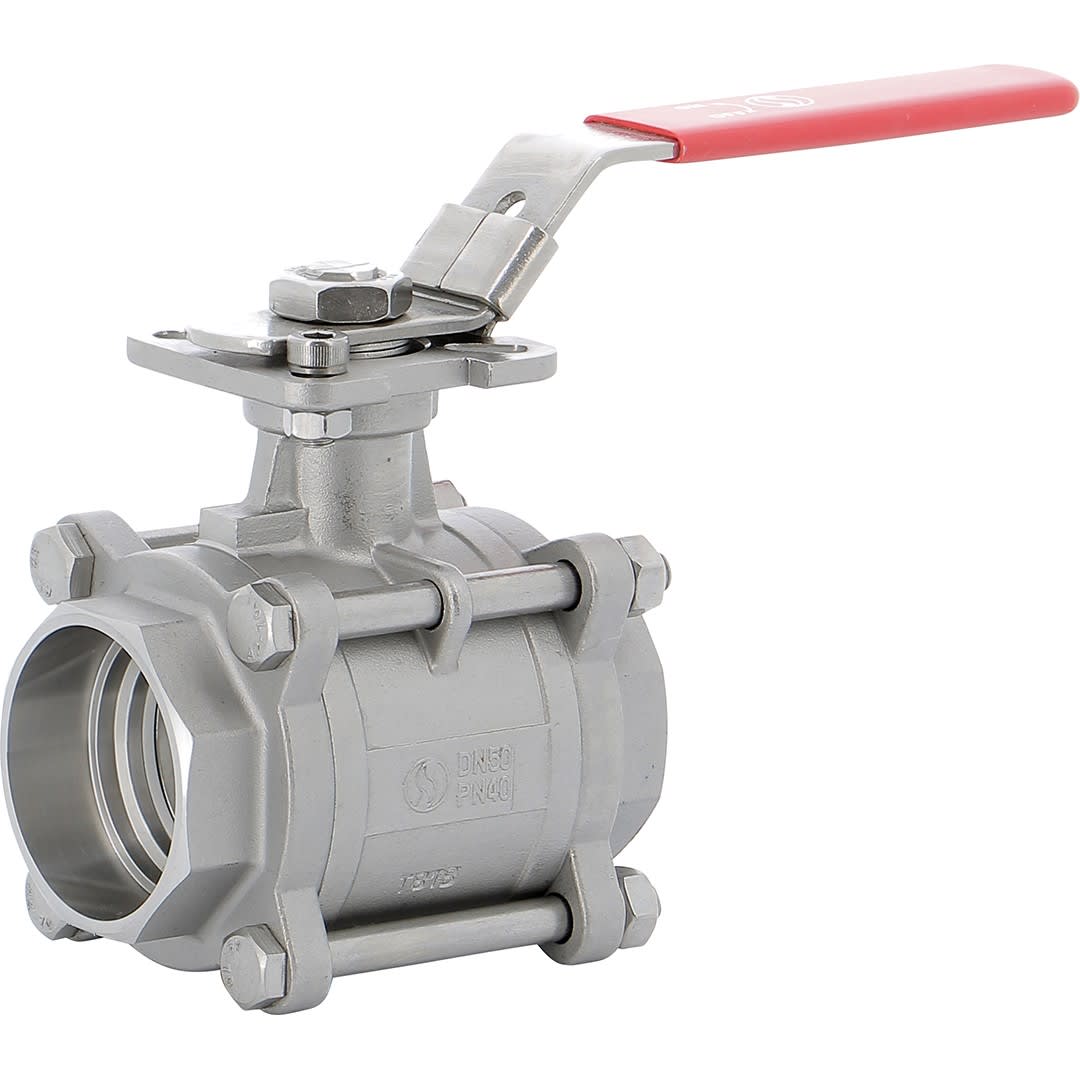 Sferaco - Vanne à boisseau sphérique 3 pièces inox ISO 5211 Série 742 à souder SW DN40