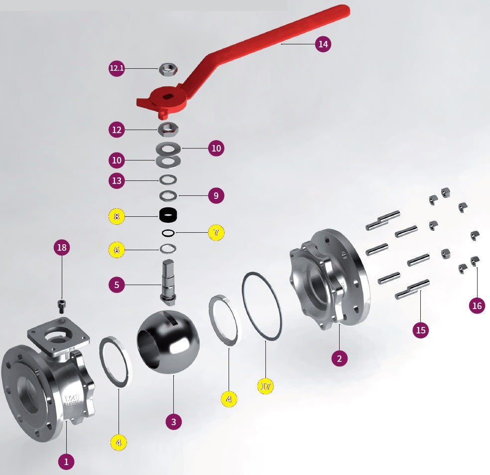 Sferaco - KIT JTS ICP 752/753 DN80