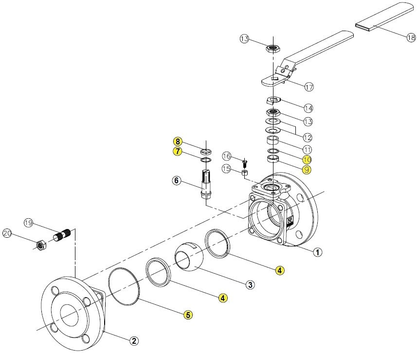 Sferaco - KIT JT 762/763HAIT 20