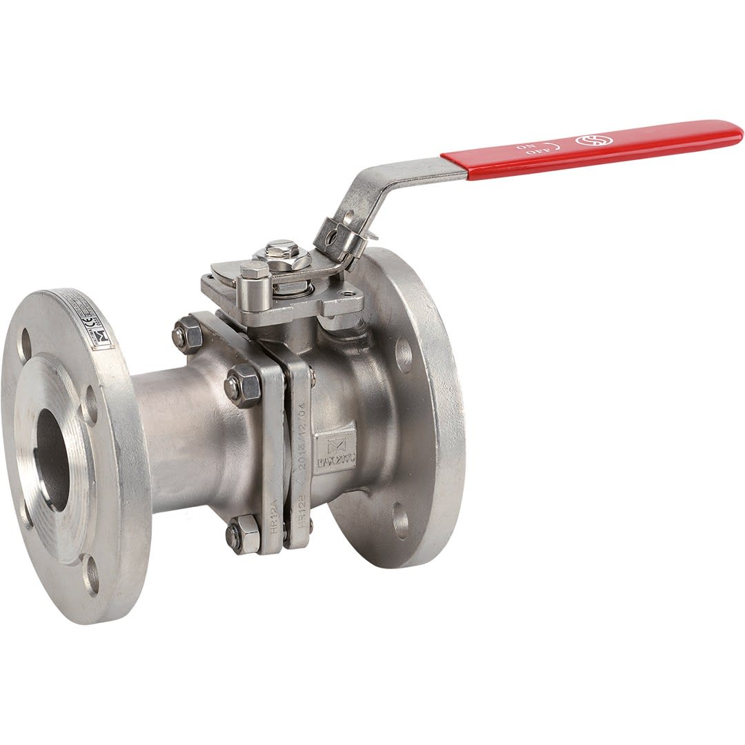 Sferaco - Vanne à boisseau sphérique 2 pièces inox 1.4408 Série 763L à brides PN16 DN80 F1