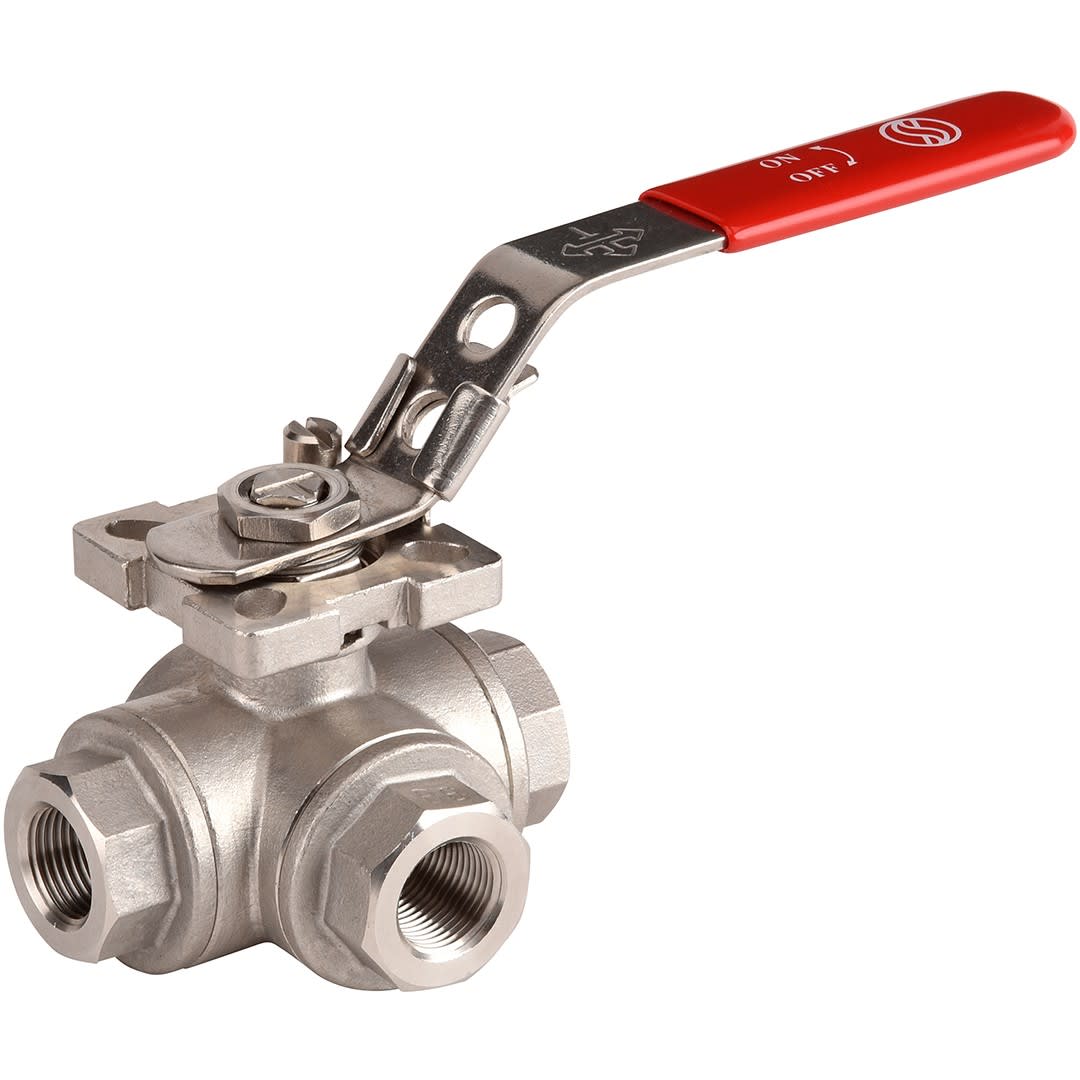 Sferaco - VS 781 3/8"NPT FF INOX 3V T