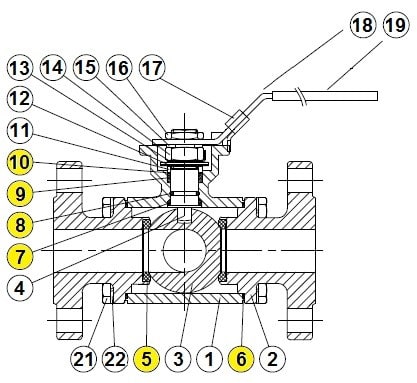 Sferaco - KIT JT 783MOD.DN 65 NOUVEAU MODELE