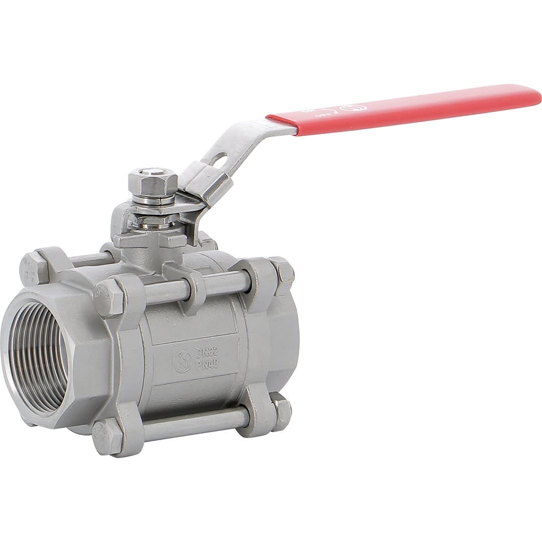 Sferaco - Vanne à boisseau sphérique 3 pièces inox PN25 Série 790 Femelle BSP DN2"1/2