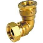 Sferaco - Raccord laiton à serrage extérieur Série 800 coudé 90° écrou F 3/4" - PE DN20
