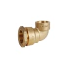 Sferaco - Raccord laiton à serrage extérieur Série 818 coude femelle 1"1/2 - PE DN40