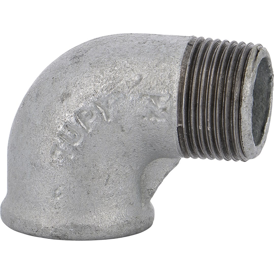 Sferaco - RFM 92 GALVA 1/2" COUDE M-F PR90° 92 COUDE GALVA MF PETIT RAYON 90°
