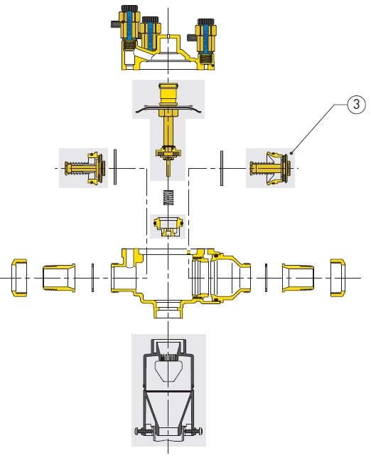 Sferaco - CLAPET AVAL 950007/574 DN1"1/4