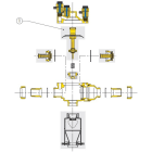Sferaco - OBTURATR CENTR 950008-09/BA574DN1"1/2-2" 