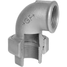 Sferaco - RFM 95 NOIR 1"1/2 COUDE UNION FF JT PLAT 95 COUDE UNION NOIR FF JOINT PLAT