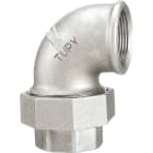 Sferaco - RFM96 GALVA 3'' COUDE UNION FF JT CONIQ 96 COUDE UNION GALVA FF JOINT CONIQUE