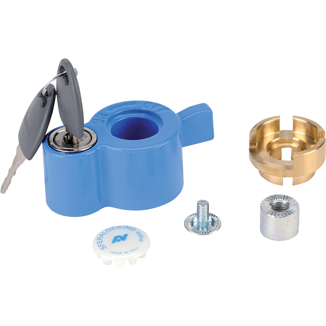 Sferaco - KIT SYSTEME CADENAS VANNE SFERALOCKG POIGNEE+CLE+ECROU+BOUCHON POUR 637-638