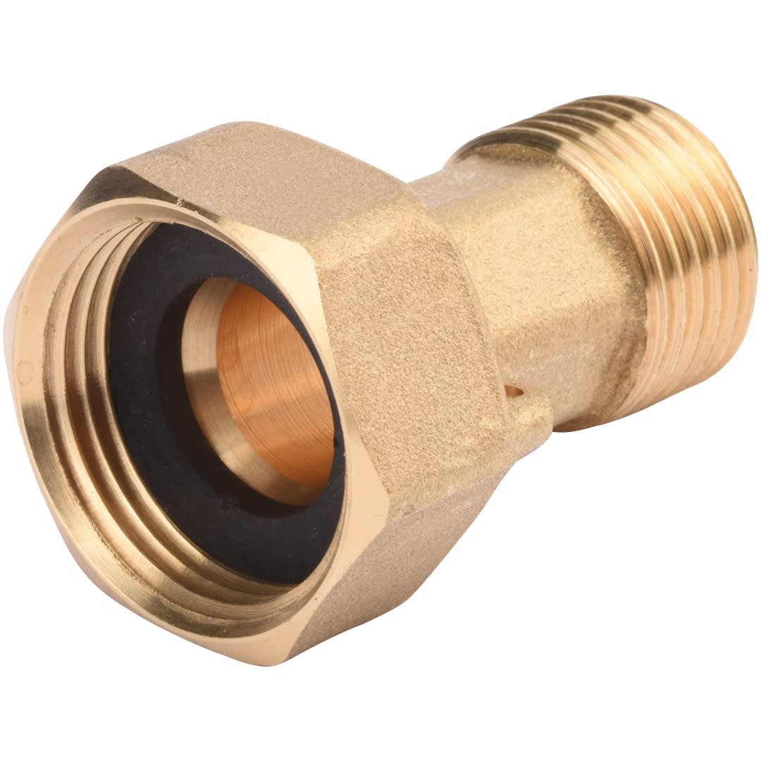 Sferaco - Raccord compteur 2 pièces M3/4"-F3/4" Longueur 29 mm Laiton CW617N-4MS + NBR